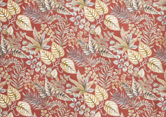 Paloma, Terracotta - Fabric Only - Image 3